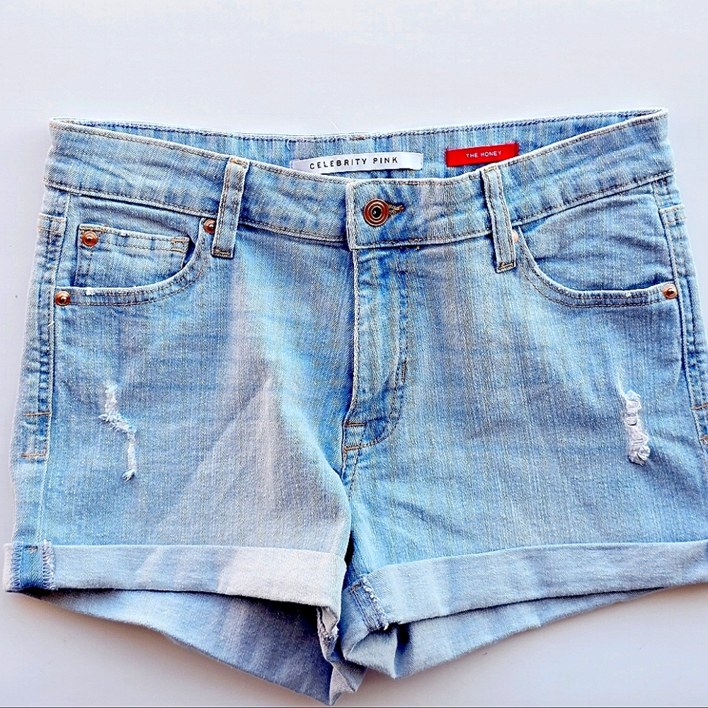 NEW! Celebrity Pink Denim Shorts - Picture 1 of 4